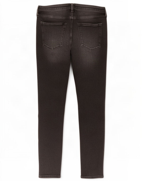 Zara Dame Højtalje Skinny Jeans EU 46 XL W36 L26 Grå Bomuld