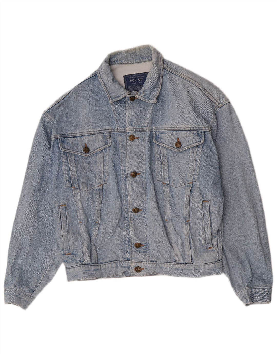 POP 84 Herre denimjakke UK 40 Large Blue