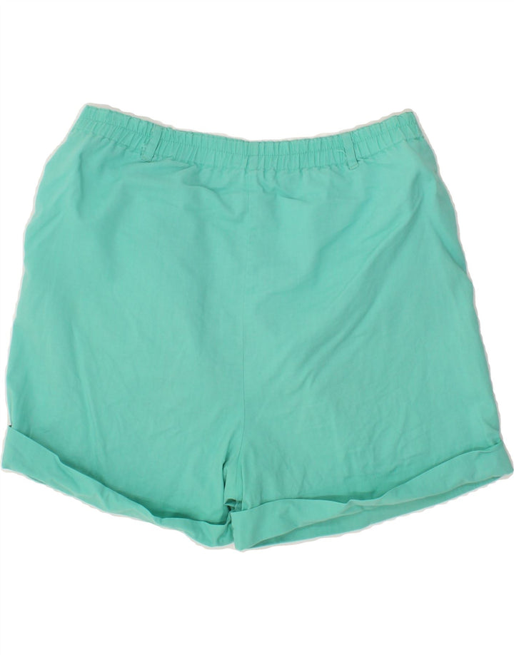 VINTAGE Womens Chino Shorts EU 38 Medium W30  Turquoise Cotton Vintage Vintage and Second-Hand Vintage from Messina Hembry 