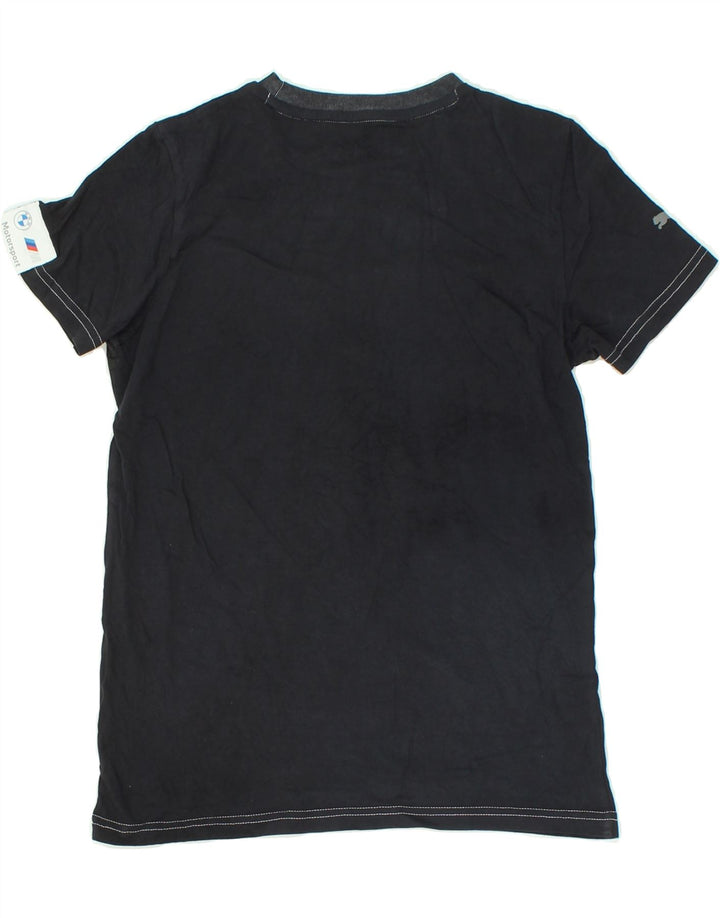 PUMA Boys Graphic T-Shirt Top 13-14 Years Black Vintage Puma and Second-Hand Puma from Messina Hembry 