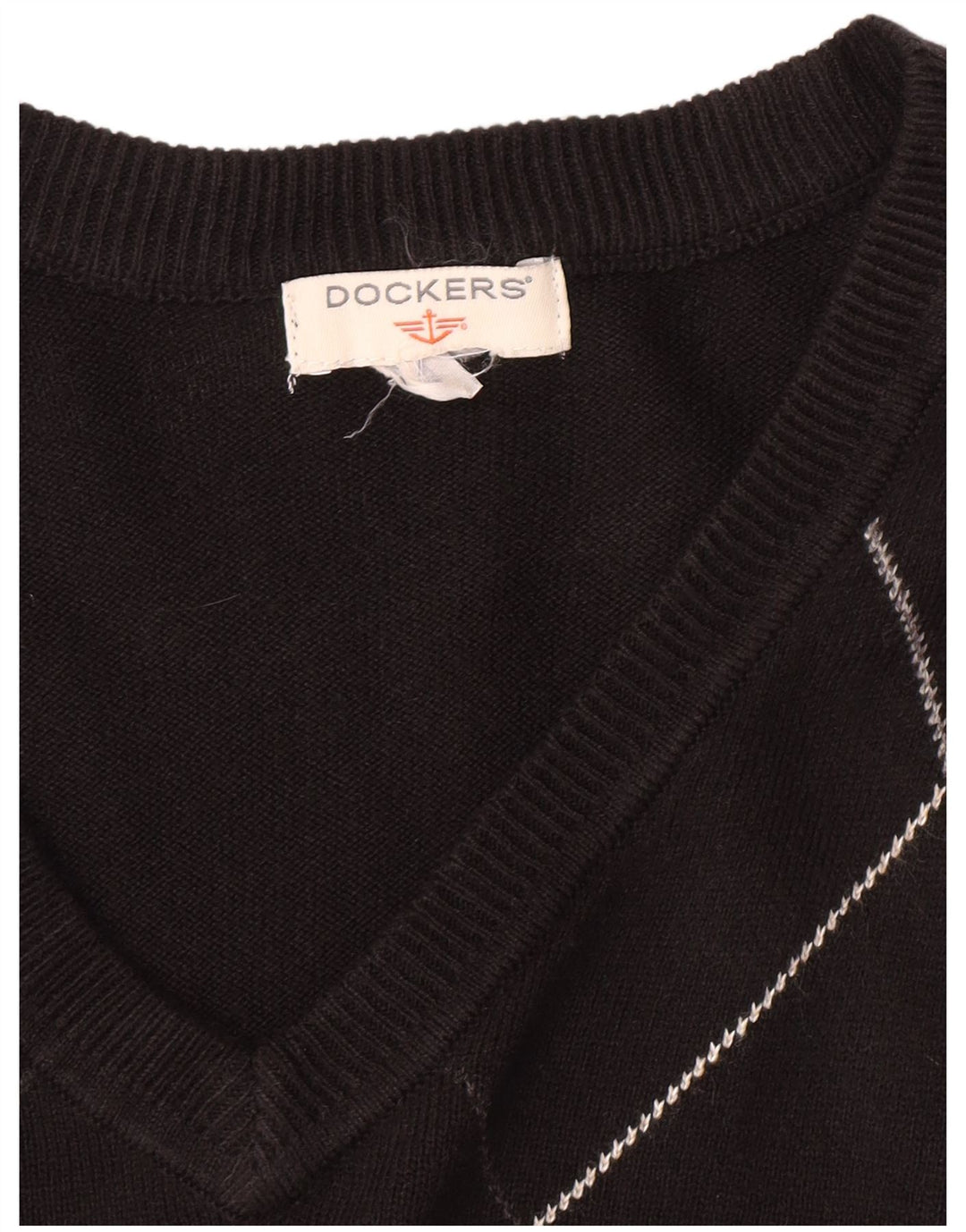 Dockers Herrevest Tank Top XL Sort Argyle/Diamond