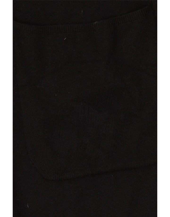 Marks & Spencer Dame Longline Oversized Cardigan Sweater UK 18 XL Sort