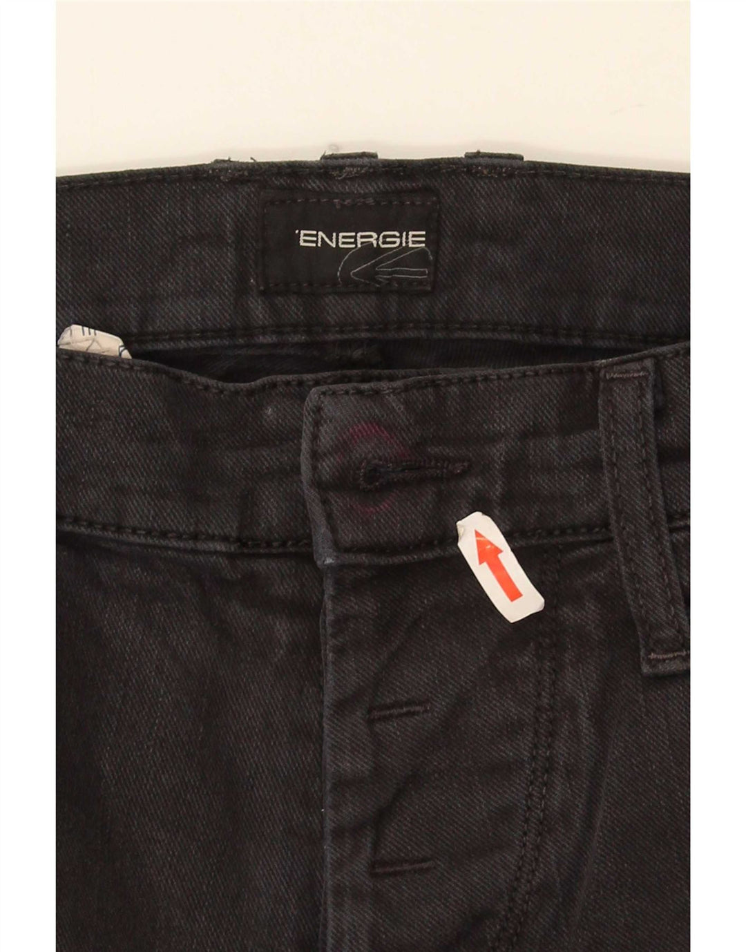 Energie Dame Slim Jeans W32 L36 Sort Bomuld
