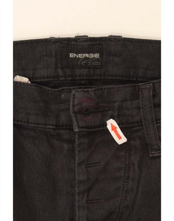 Energie Dame Slim Jeans W32 L36 Sort Bomuld