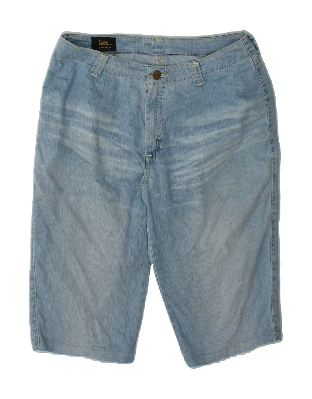 LEE Mens Denim Shorts W32 Medium Blue Cotton Vintage Lee and Second-Hand Lee from Messina Hembry 