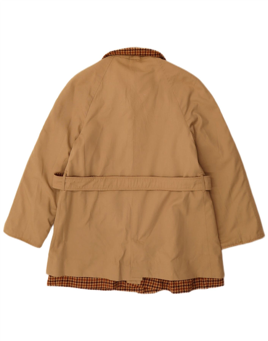 BALLARINI Vendbar overfrakke til kvinder UK 10 Small Brown Houndstooth