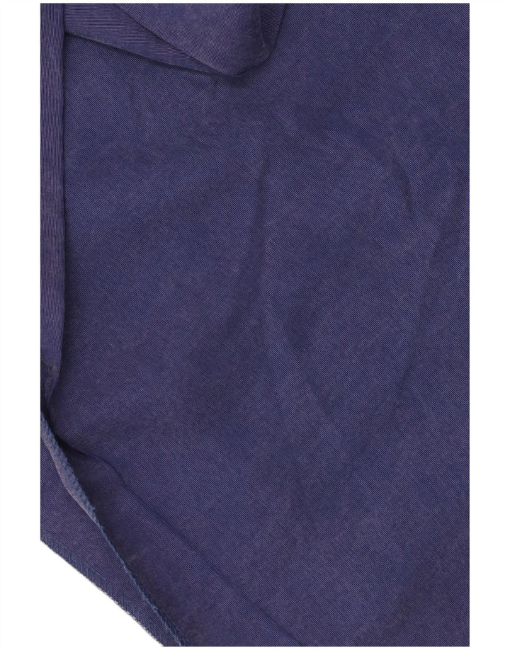 Monsoon Dame Midi Skirt UK 16 Large W32 Blue Viscose