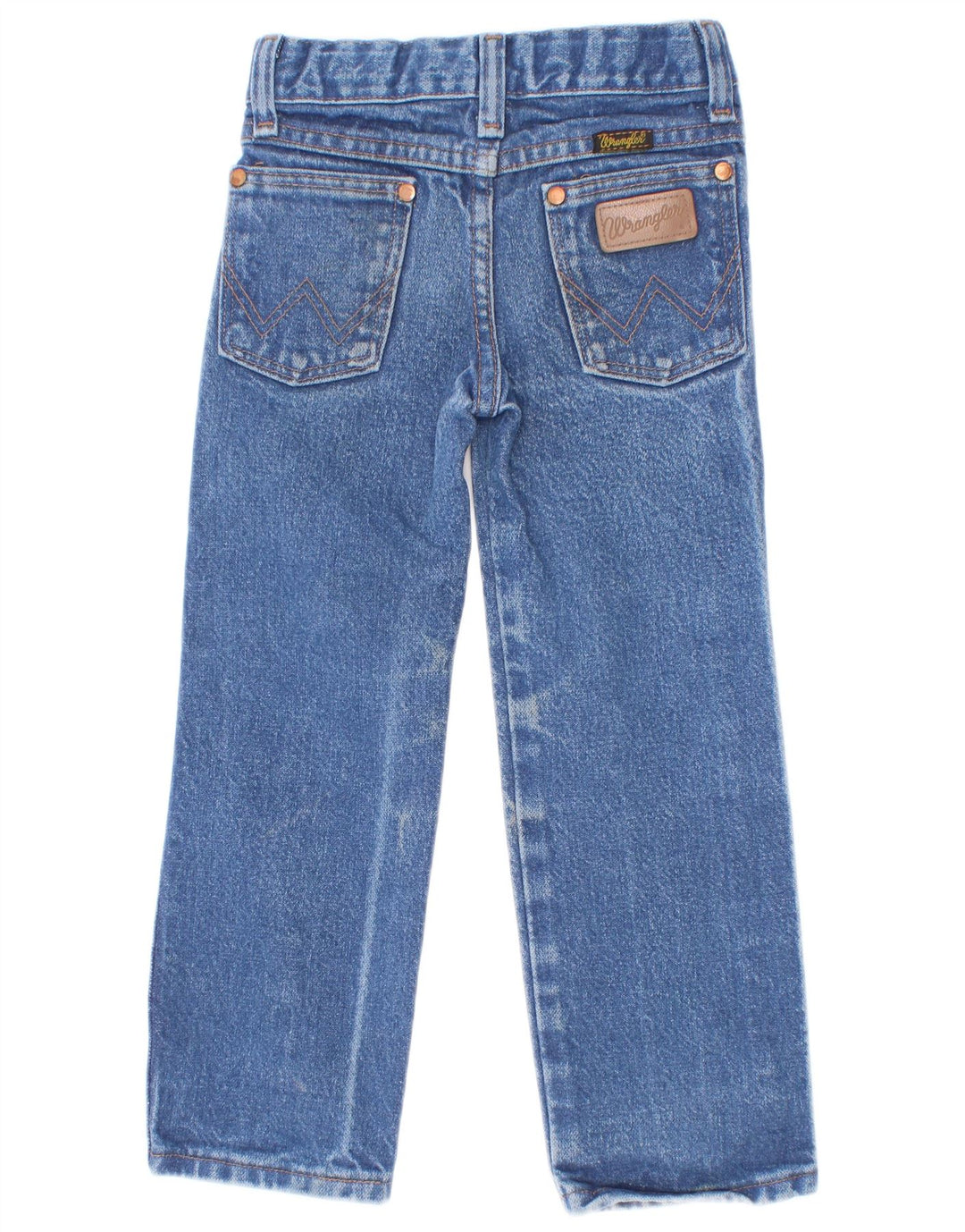 Wrangler Boys Slim Jeans 3-4 år W20 L14 Blå Bomuld
