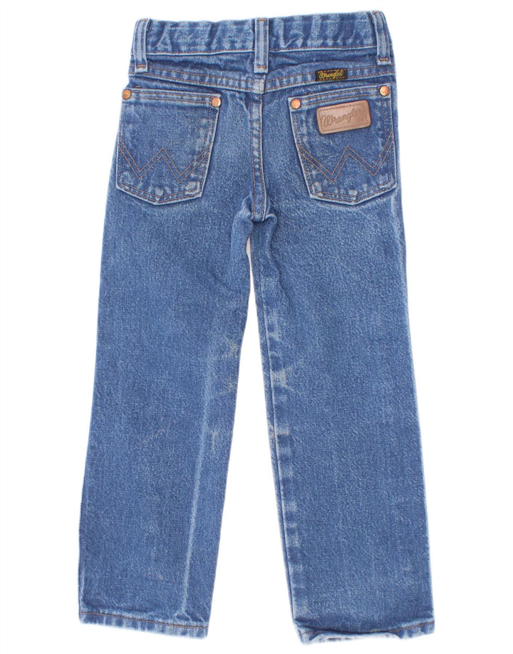 Wrangler Boys Slim Jeans 3-4 år W20 L14 Blå Bomuld