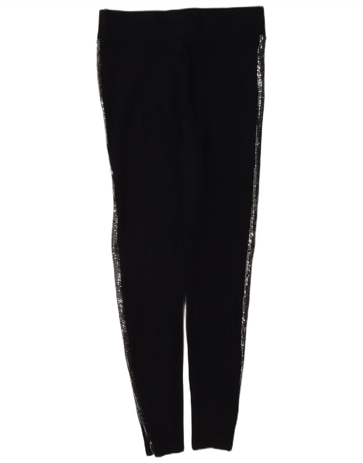 Marks & Spencer Womens Leggings UK 10 Small Black Viscose