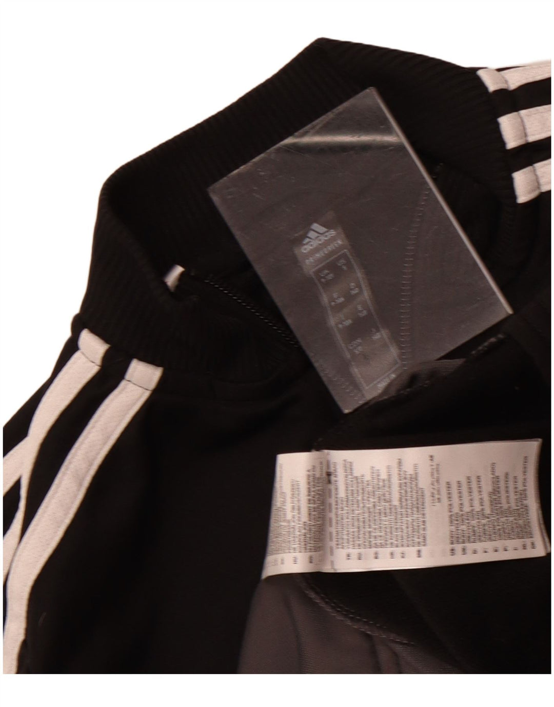 Adidas Drenge Træningsdragt Topjakke 9-10 År Sort Polyester