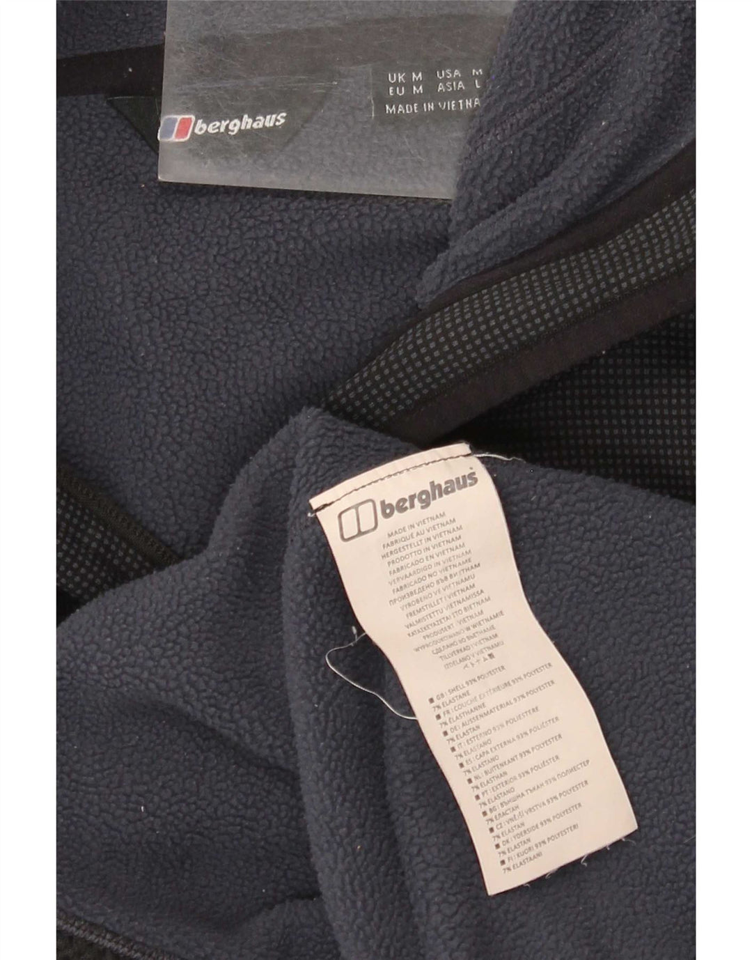 Berghaus Herre Hættevindjakke UK 38 Medium Navy Blue Polyester