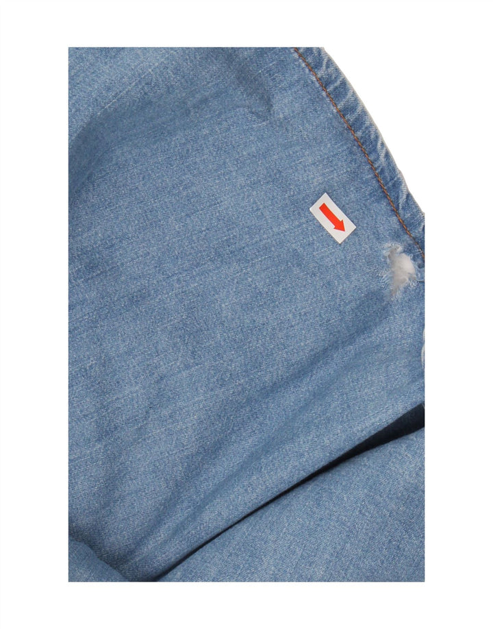 RIFLE Mens Denim Shirt Large Blue Cotton Vintage Rifle and Second-Hand Rifle from Messina Hembry 