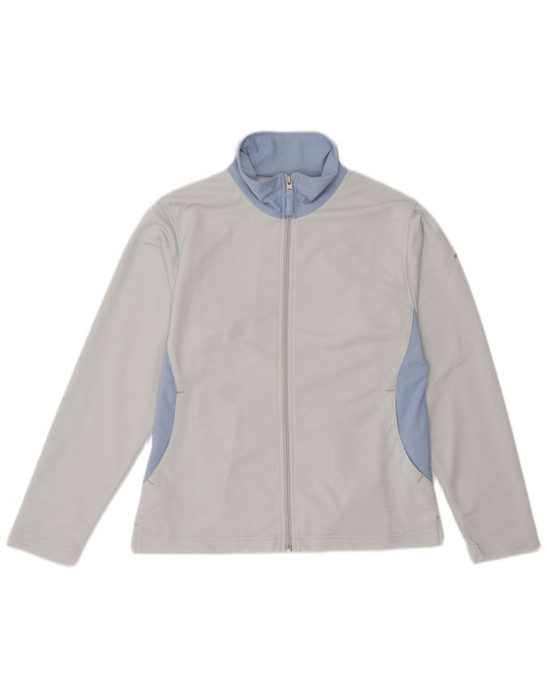 KAPPA træningsdragt topjakke til kvinder UK 16 Large Blue Colourblock Polyester