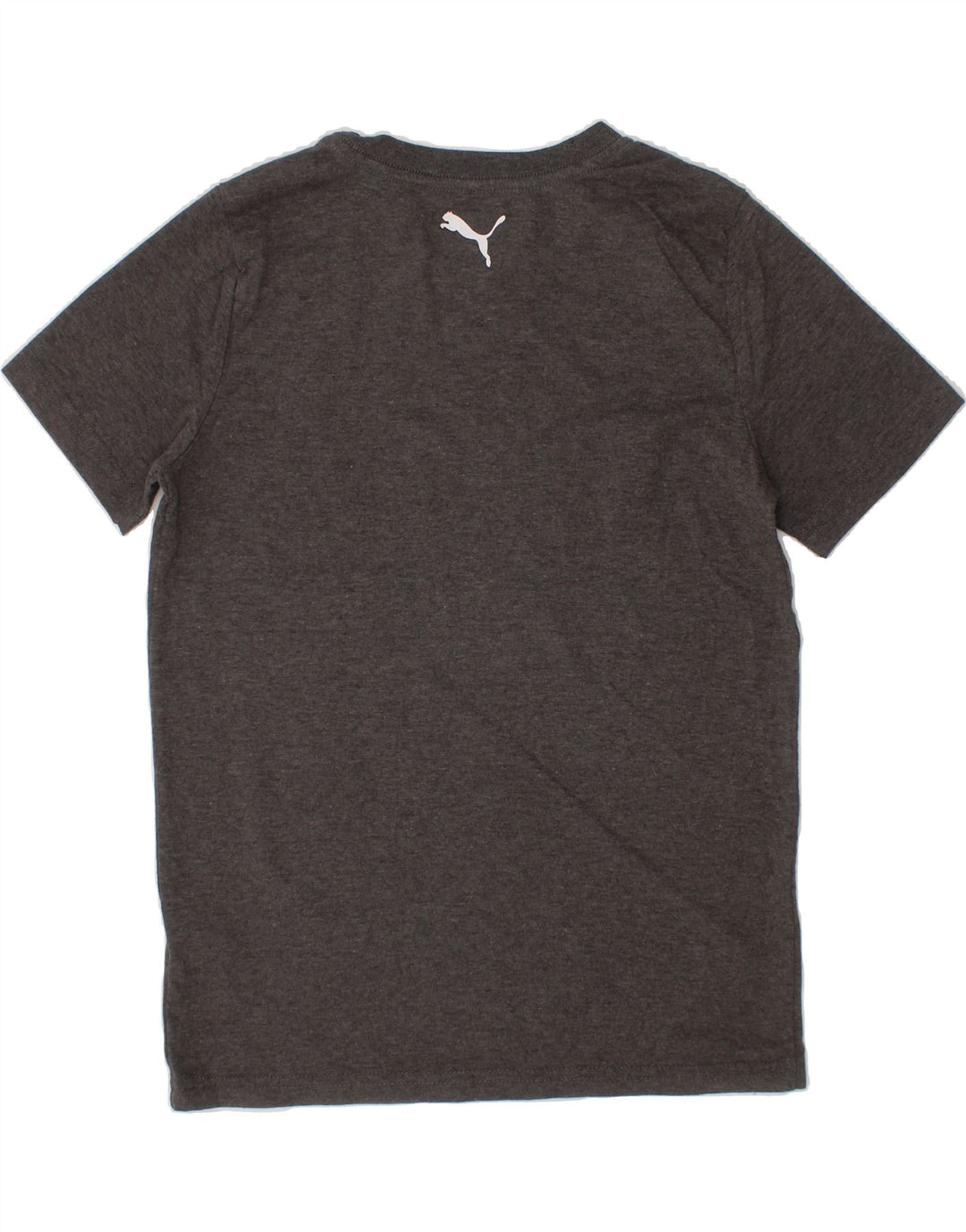 PUMA Boys Graphic T-Shirt Top 7-8 Years Small Grey Cotton Vintage Puma and Second-Hand Puma from Messina Hembry 