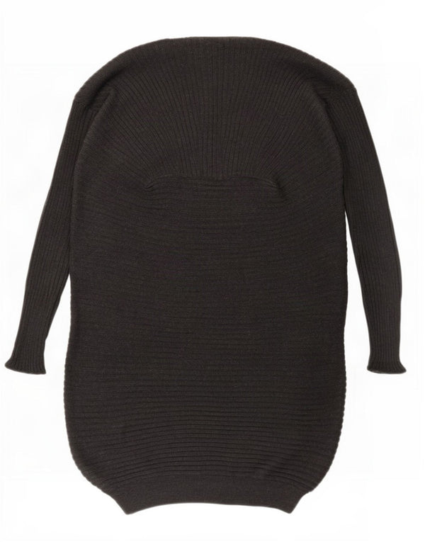 Cos Dame Jumper Dress UK 10 Small Grå Merinould