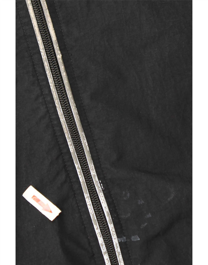 Adidas Regnjakke med hætte til mænd UK 38 Medium Grey Colourblock Nylon