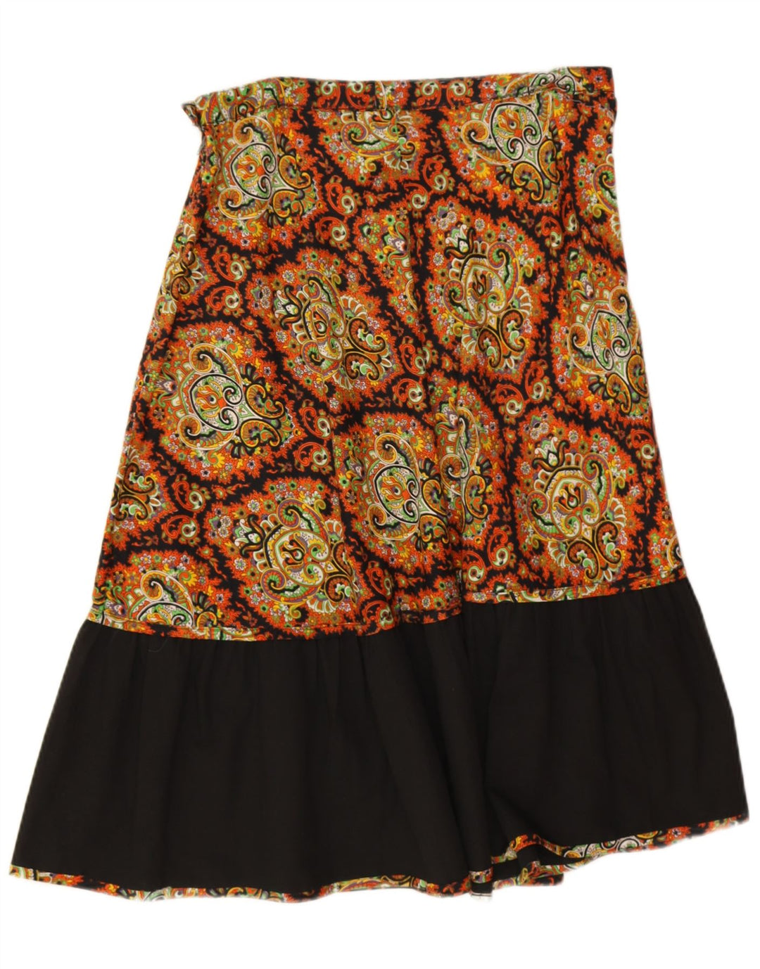 Vintage A-line nederdel til kvinder W30 Medium flerfarvet Paisley