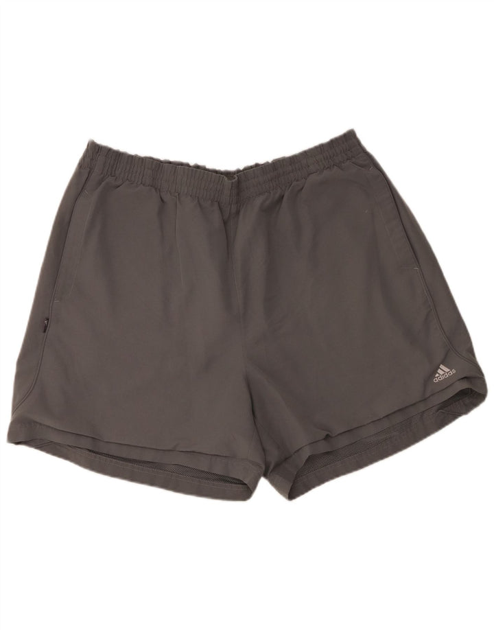 Adidas Herre Sportshorts 2XL Grå Polyester