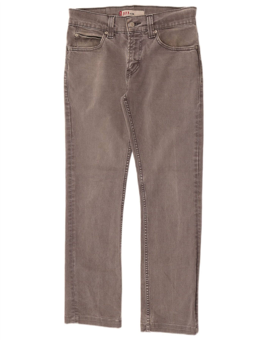 Levi's Herre 511 Slim Jeans W30 L29 Grå Bomuld
