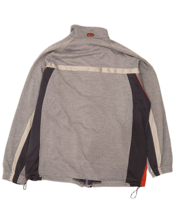 Diadora Herre træningsdragt topjakke UK 46 XL Grå Colourblock Polyester