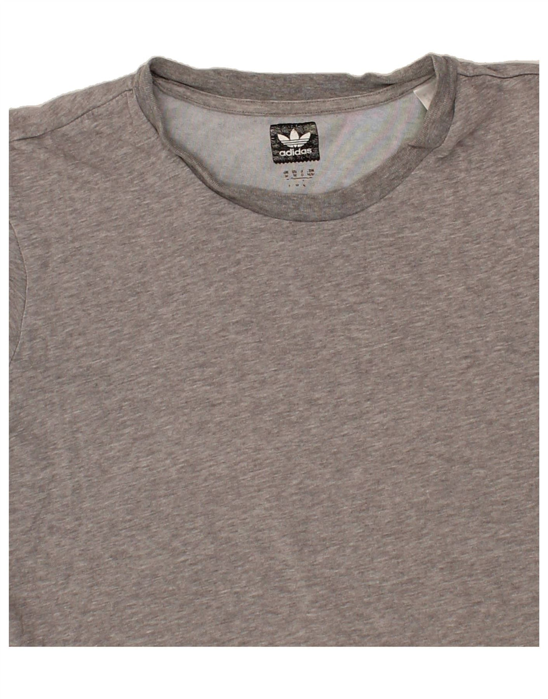 ADIDAS Mens T-Shirt Top Medium Grey Cotton Vintage Adidas and Second-Hand Adidas from Messina Hembry 