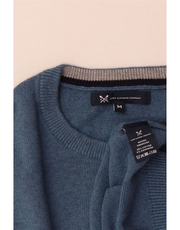 Crew Tøj Herre Crew Neck Jumper Sweater Medium Blue Bomuld