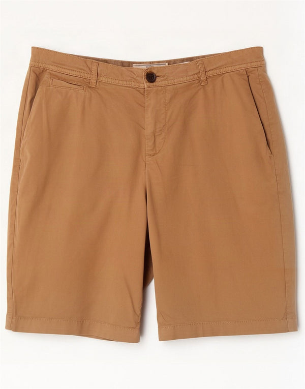 Fat Face Dame Chino Shorts UK 16 Large W34 Beige Cotton