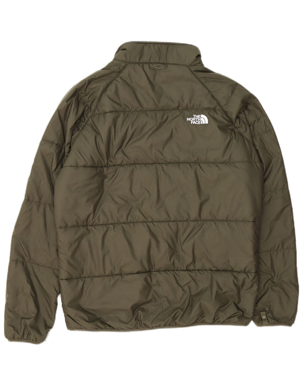 The North Face Herre grafisk liner polstret jakke UK 40 Large Green Polyester