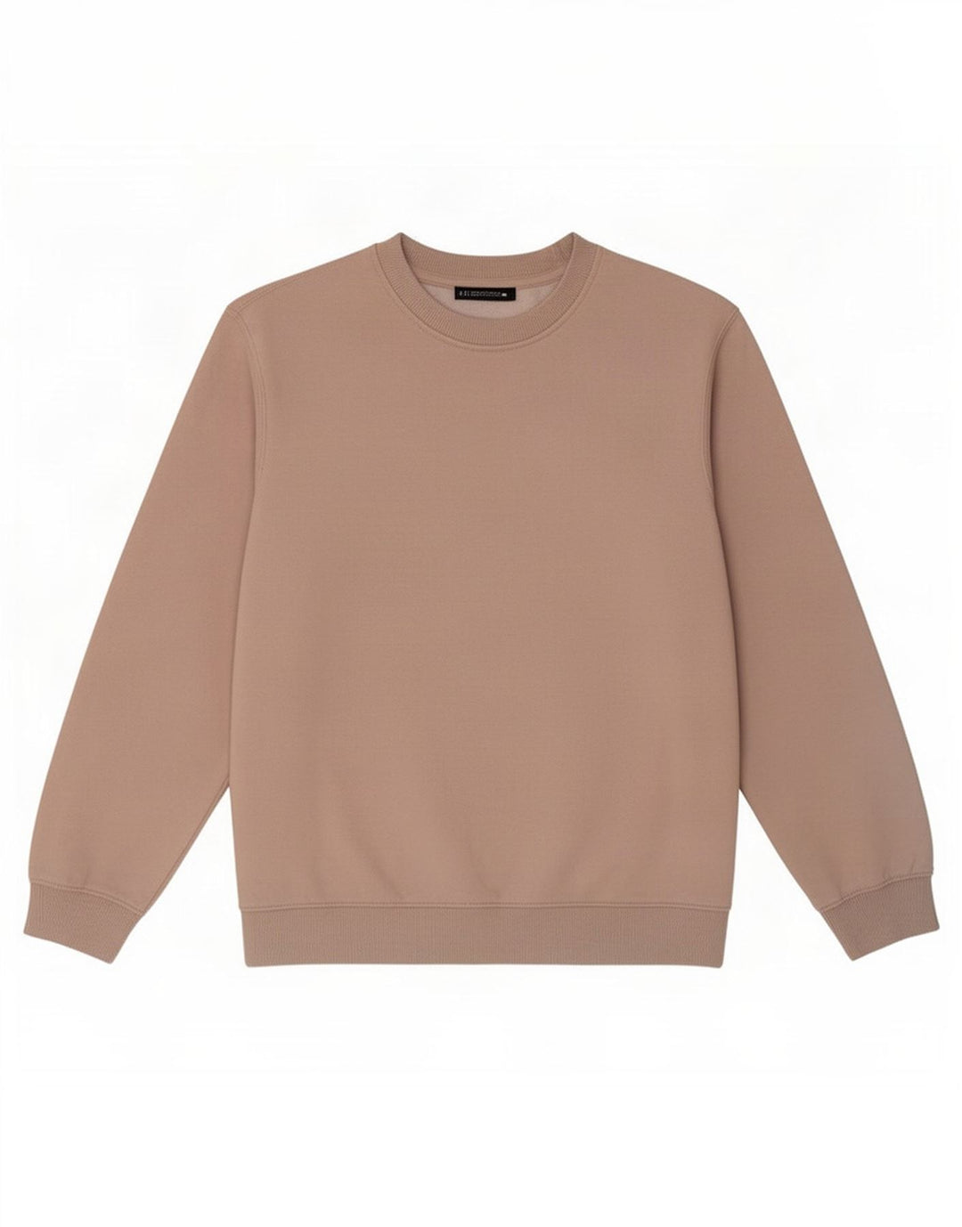 Zara Sweatshirt Jumper UK 14 Medium Beige Bomuld