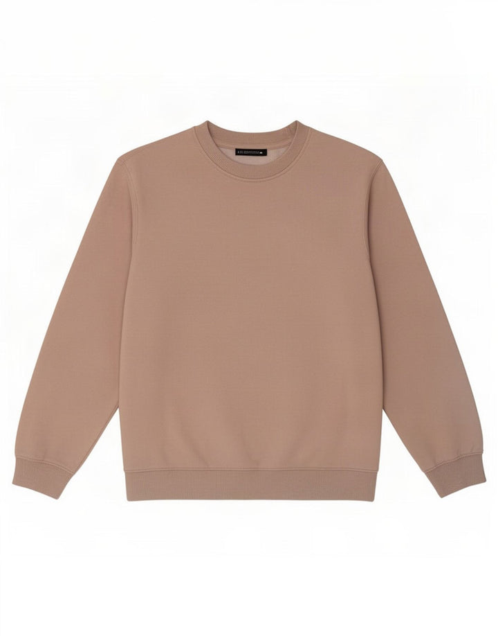 Zara Sweatshirt Jumper UK 14 Medium Beige Bomuld