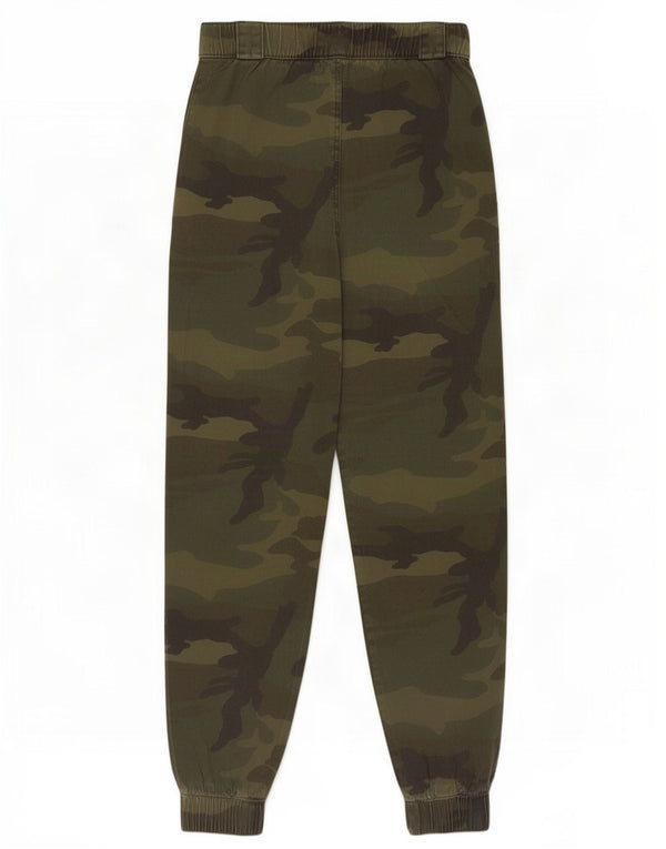 Hollister Højtaljede Casual Bukser til kvinder XS W25 L29 Khaki Camouflage