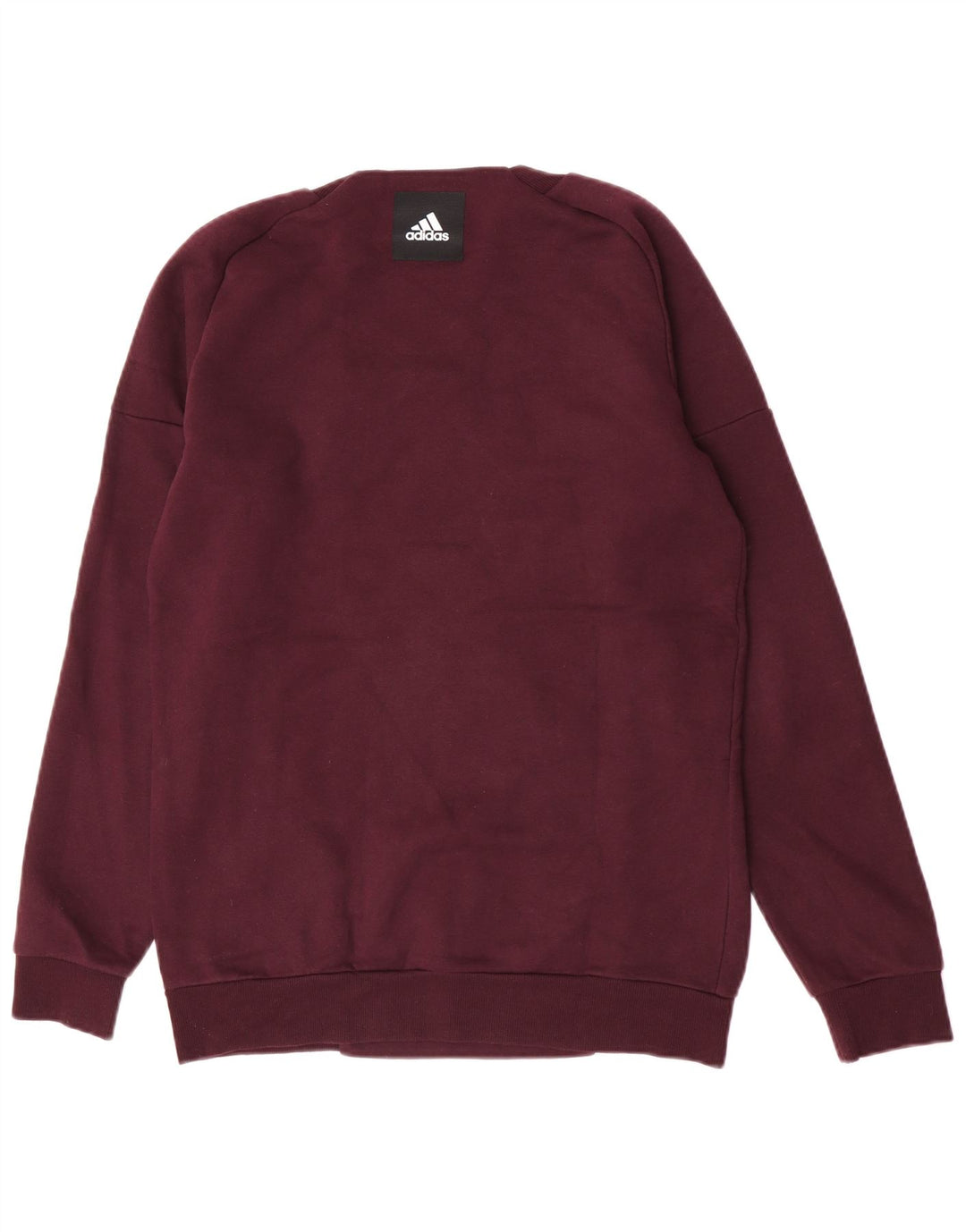 Adidas grafisk sweatshirt til mænd, lille rødbrun