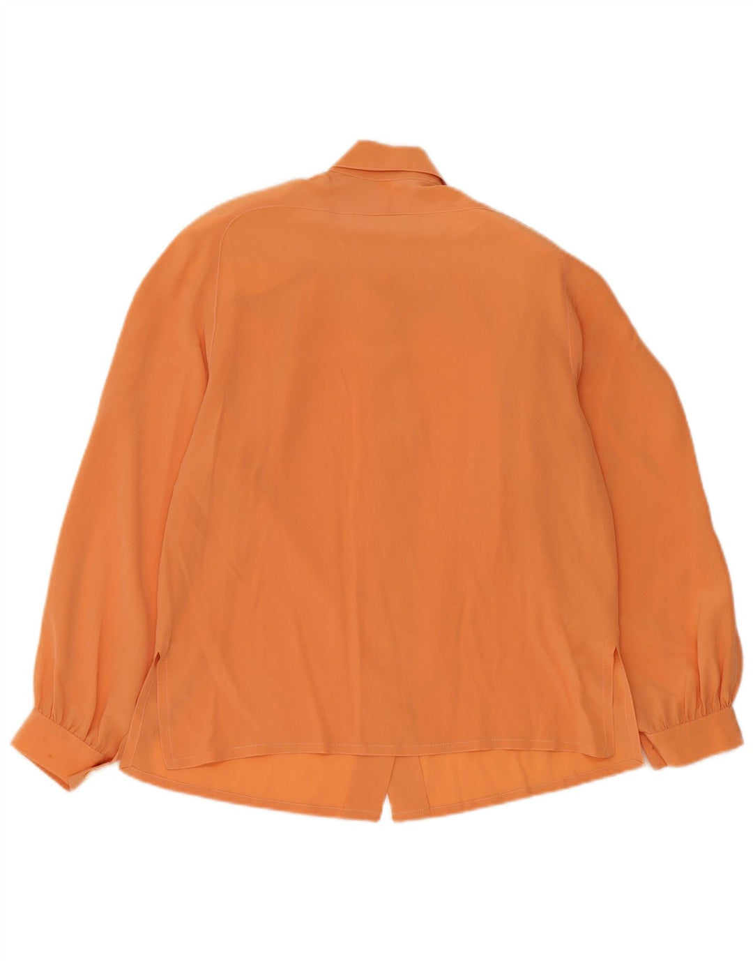 Vintage dameskjortebluse UK 12 Medium Orange