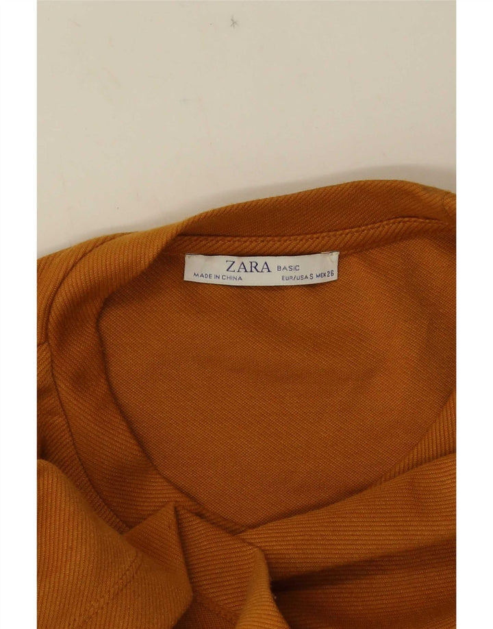 Zara Dametop Langærmet UK 10 Small Orange