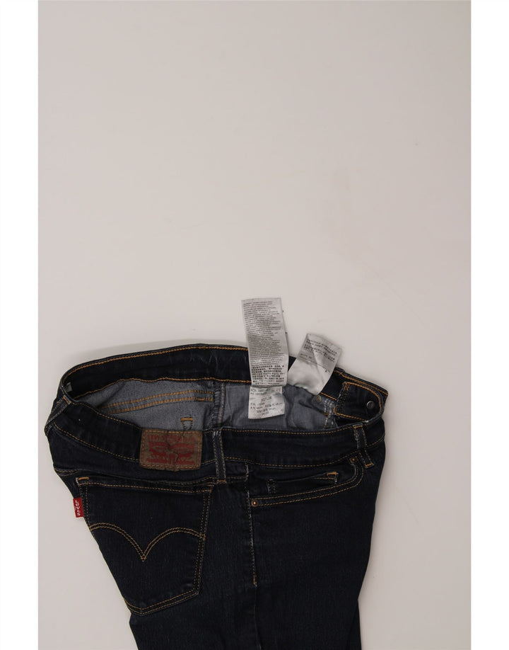 LEVI'S Womens Skinny Jeans W27 L34  Navy Blue Cotton Vintage Levi's and Second-Hand Levi's from Messina Hembry 