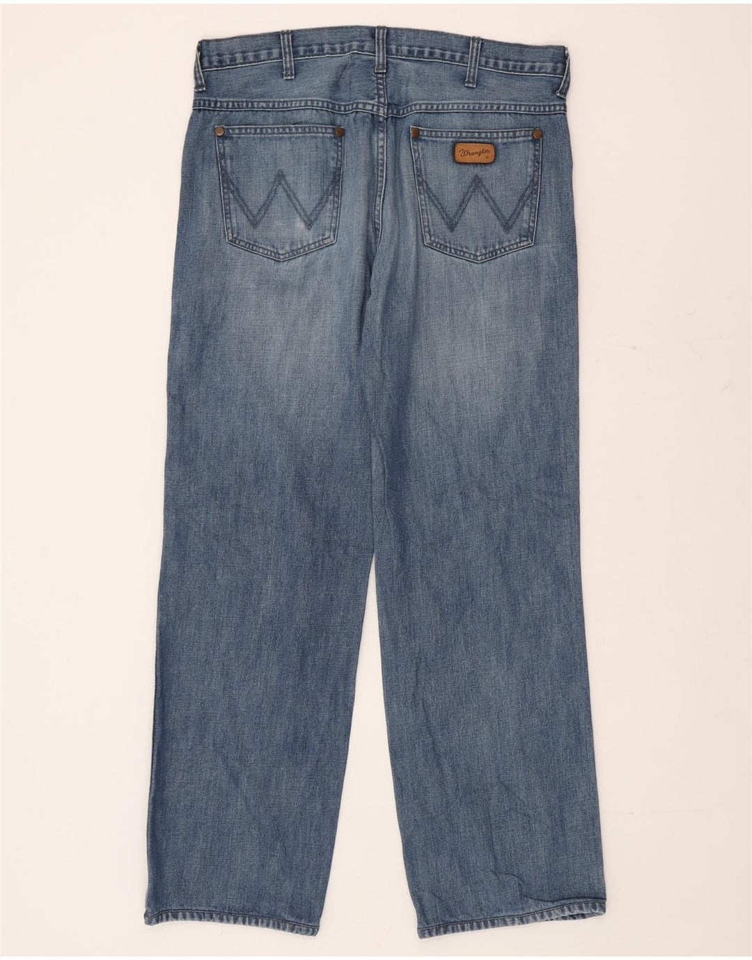 WRANGLER Herre Texas Straight Jeans W34 L31 Blå Bomuld