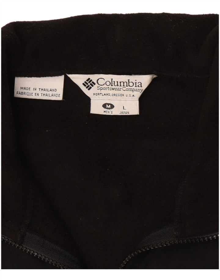 COLUMBIA Titanium Fleecejakke til mænd UK 38 Medium Sort Colourblock
