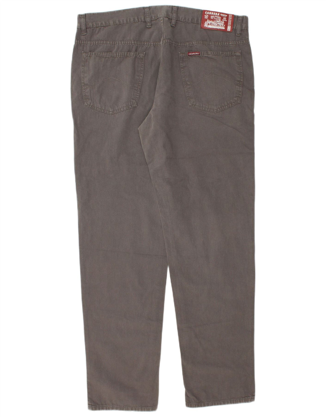 Carrera Herre Regular Fit Casual Bukser W40 L33 Grå Bomuld