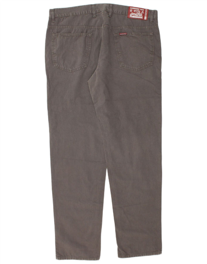 Carrera Herre Regular Fit Casual Bukser W40 L33 Grå Bomuld