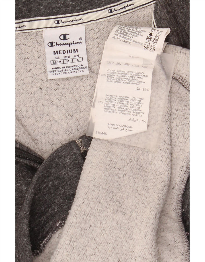 Champion Womens Oversized træningsdragt Topjakke UK 14 Medium Grey Flecked