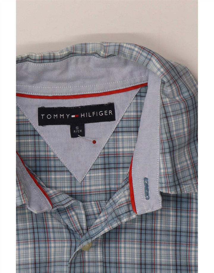 Tommy Hilfiger Herreskjorte Lille Blå Plaid