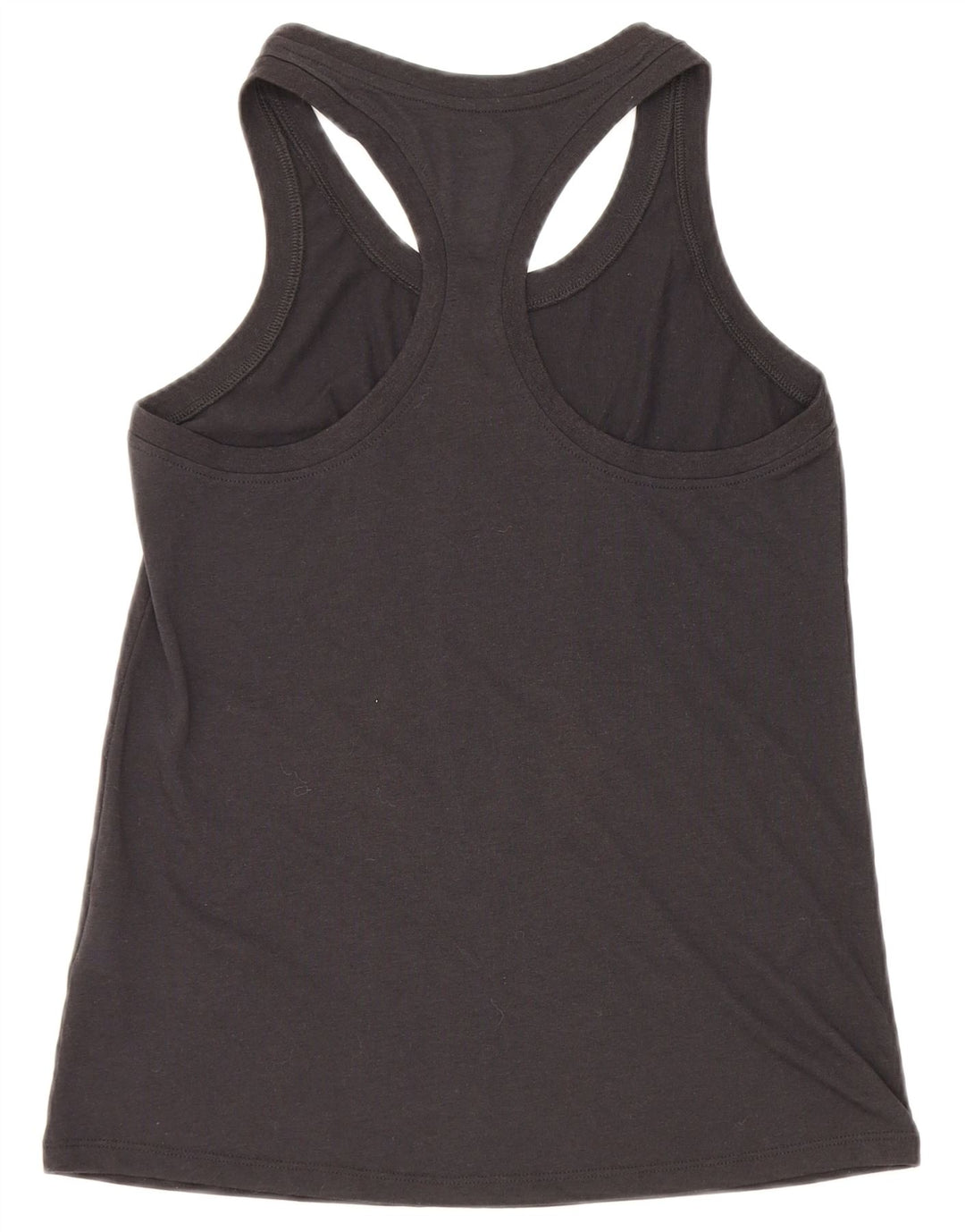 Nike Dame Dri Fit Grafisk Vest Top UK 10 Small Black Polyester