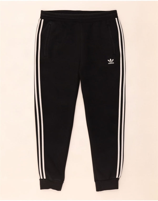 Adidas Mens Tracksuit Trousers Joggers XL Black Cotton