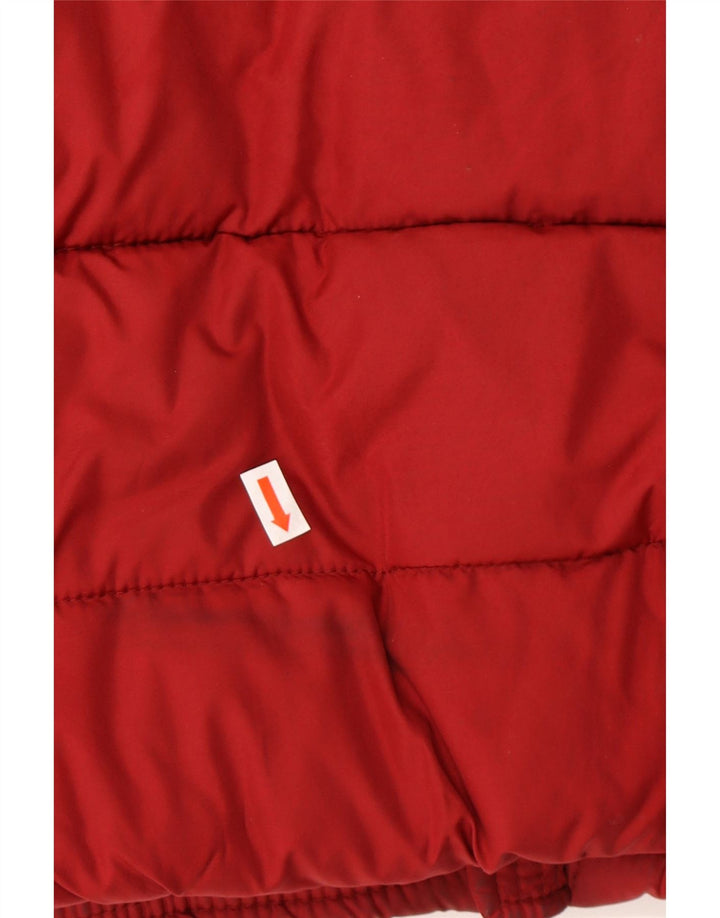 HOLLISTER Mens Padded Jacket UK 38 Medium Red Polyester Vintage Hollister and Second-Hand Hollister from Messina Hembry 
