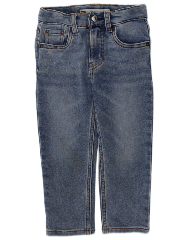 LEVI'S Baby Boys 514 Straight Jeans 18-24 måneder W20 L13 Blå Bomuld