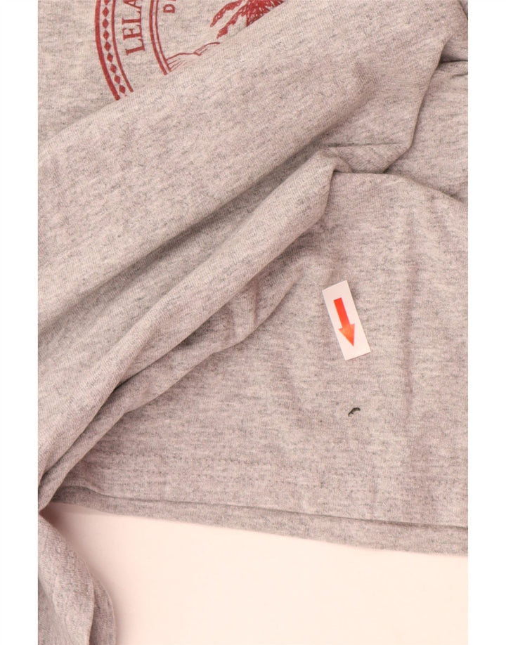 Champion Herre Stanford University grafisk T-shirt top mellemgrå bomuld