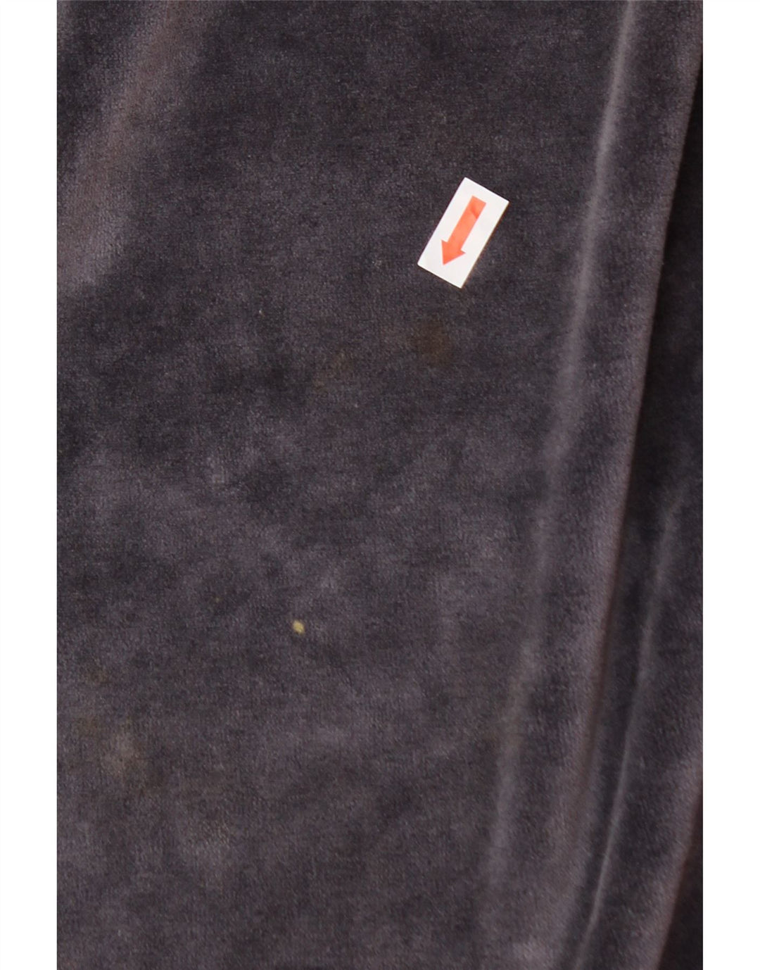 VINTAGE Womens Velour Oversized Sweatshirt Jumper UK 16 Large Purple Vintage Vintage and Second-Hand Vintage from Messina Hembry 