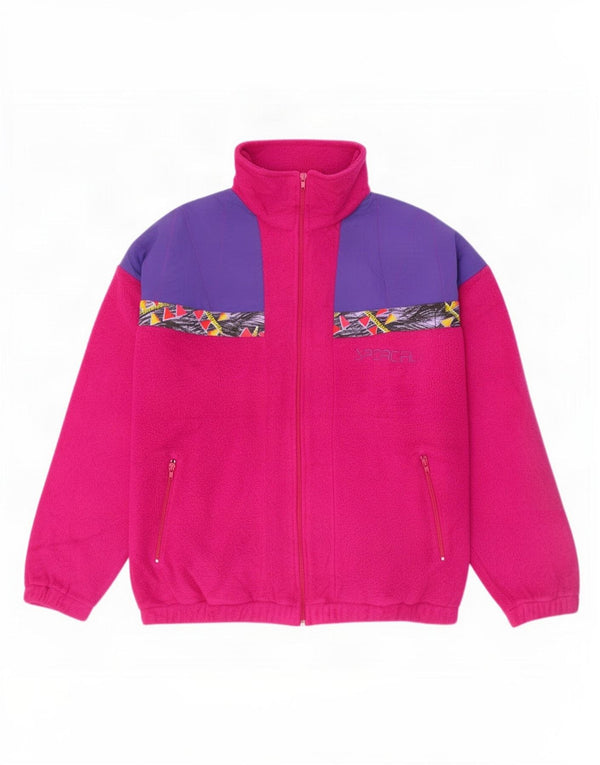 Sportful Herre Fleecejakke UK 46 3XL Pink Colourblock Polyester