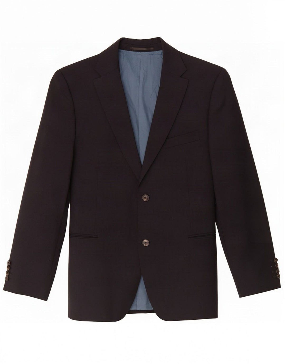 Hugo Boss Herre 2-knaps blazerjakke UK 42 XL Marineblå nålestribet uld